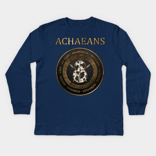 Bronze Age Warfare - Greek Heroes of the Trojan War Kids Long Sleeve T-Shirt